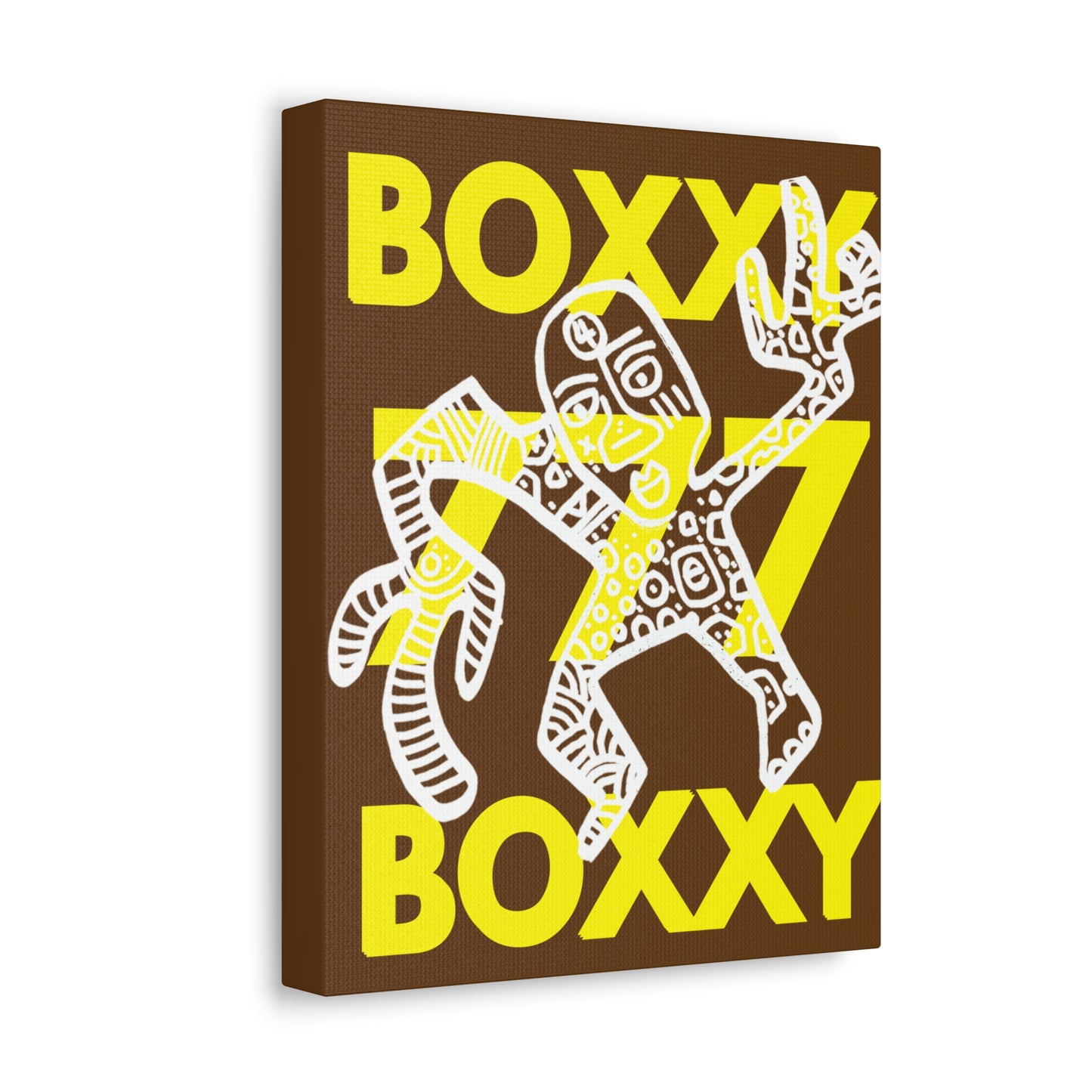 BOXXY 777 ART CANVAS BROWN