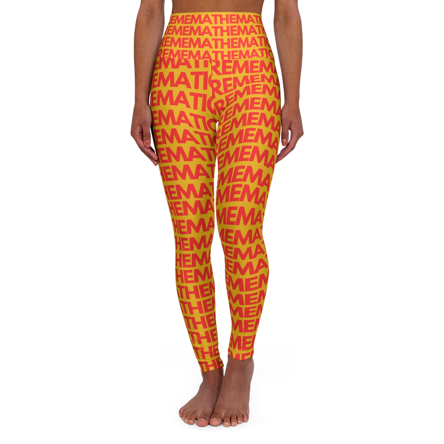 SUPREMEMATHEMATICS HIGH WAIST YOGA LEGGINGS