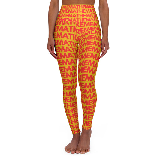 SUPREMEMATHEMATICS HIGH WAIST YOGA LEGGINGS