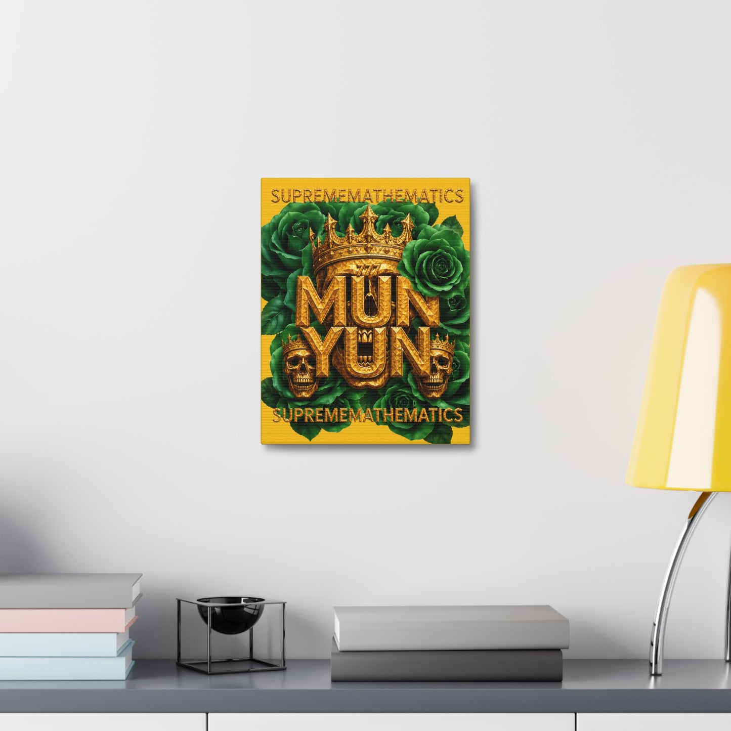 BOXXY MUNYUN ART CANVAS YELLOW