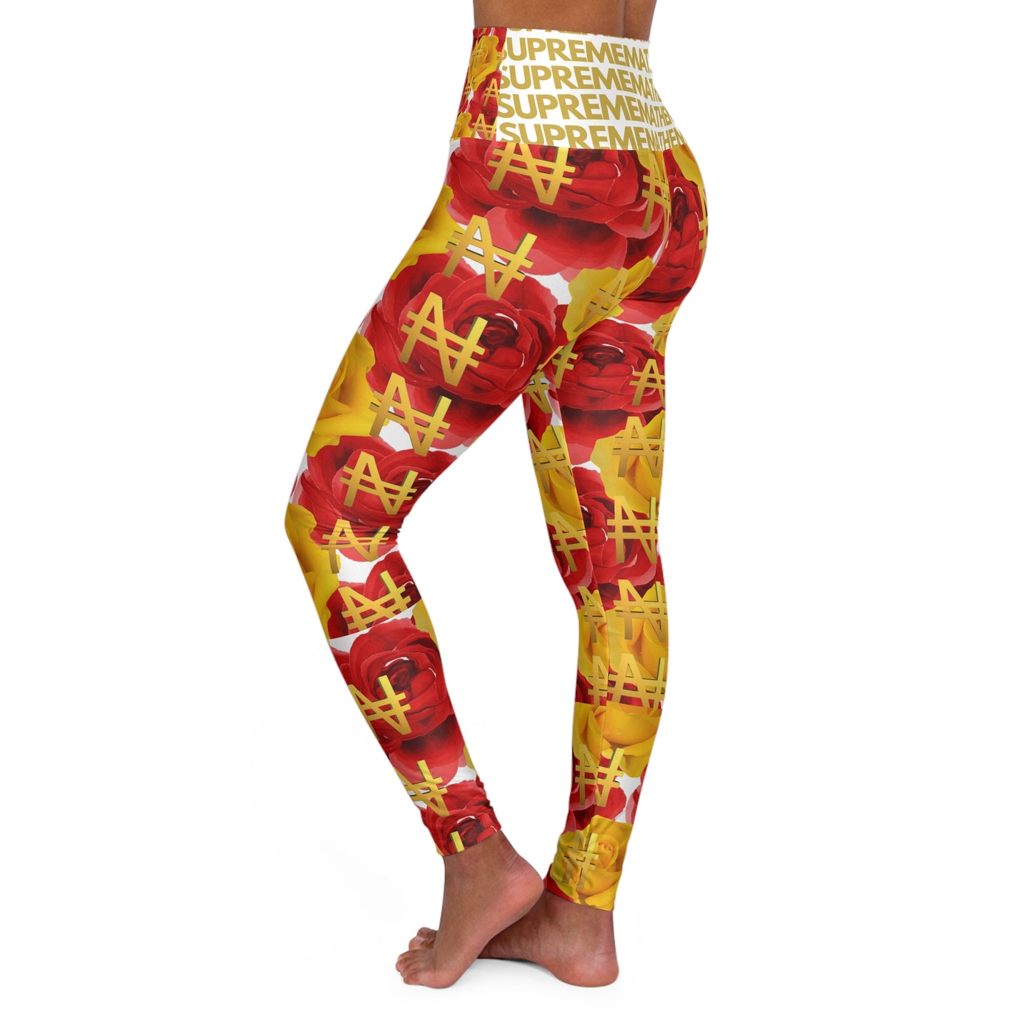 SUPREMEMATHEMATICS HIGH WAIST YOGA LEGGINGS