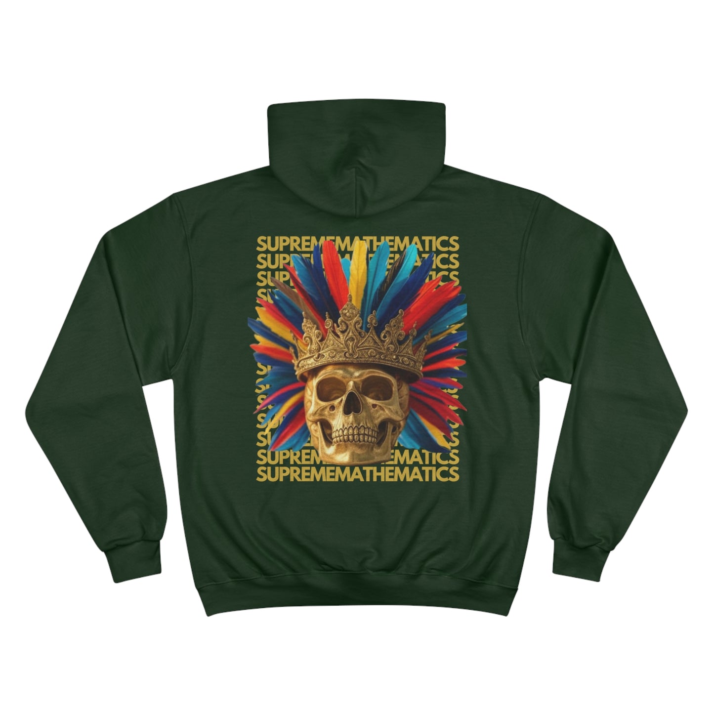 SUPREMEMATHEMATICS FEATHER CROWN HOODIE