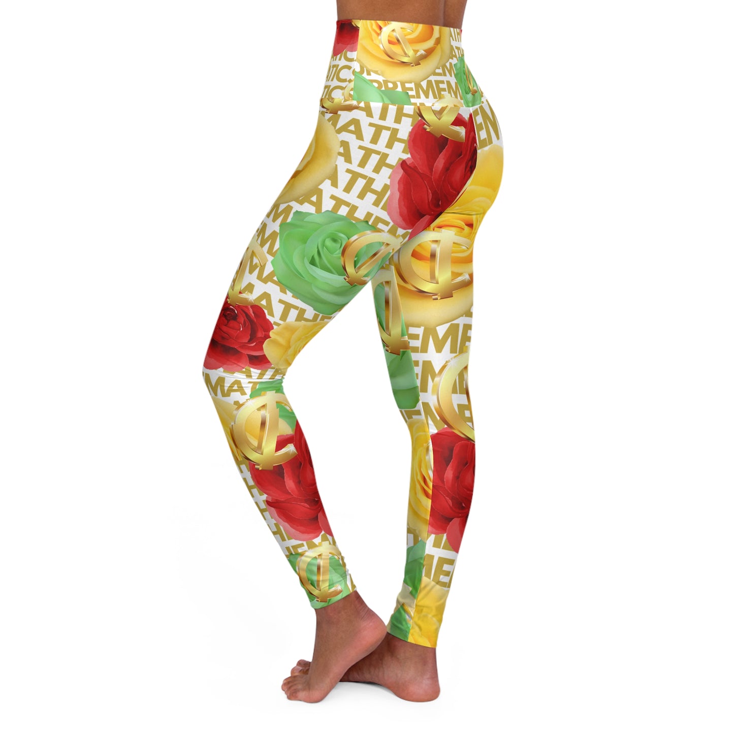 SUPREMEMATHEMATICS HIGH WAIST CEDI YOGA LEGGINGS