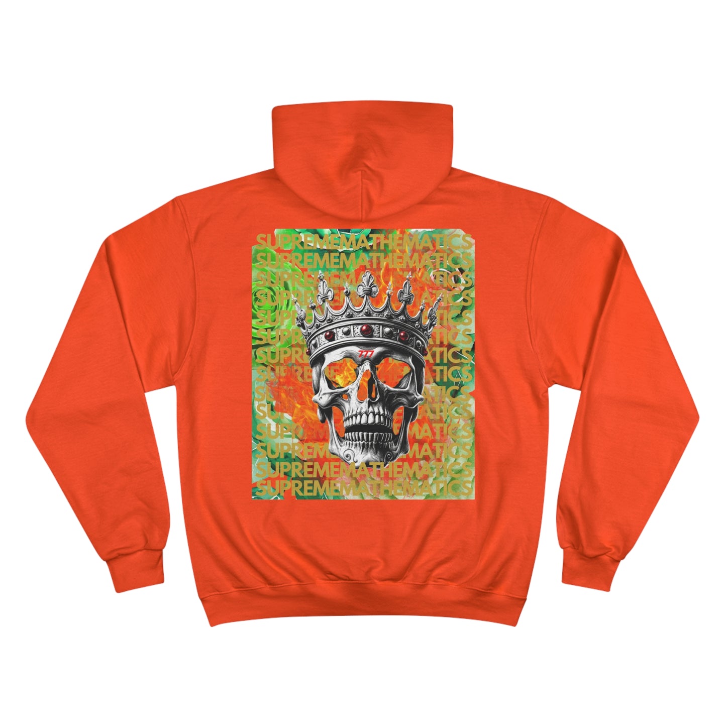 SUPREMEMATHEMATICS GREEN ROSES HOODIE