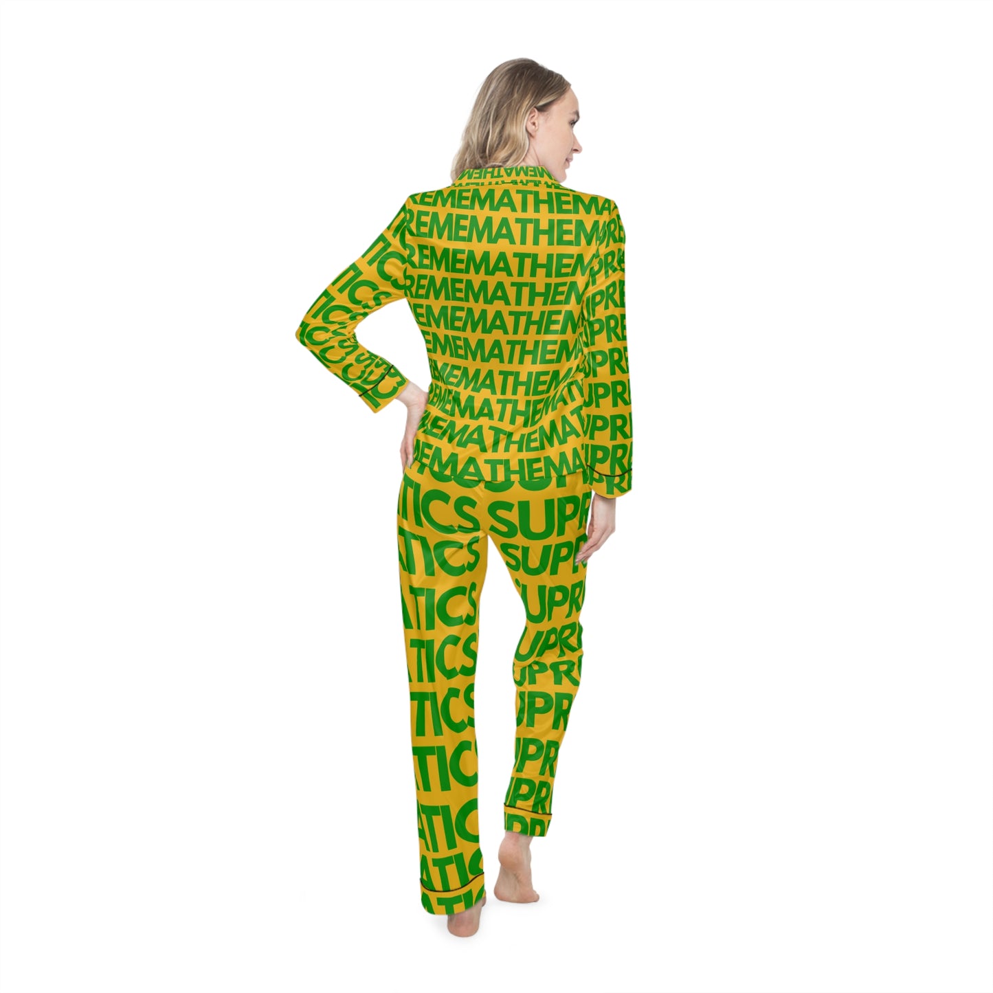 SUPREMEMATHEMATICS SATIN PAJAMAS