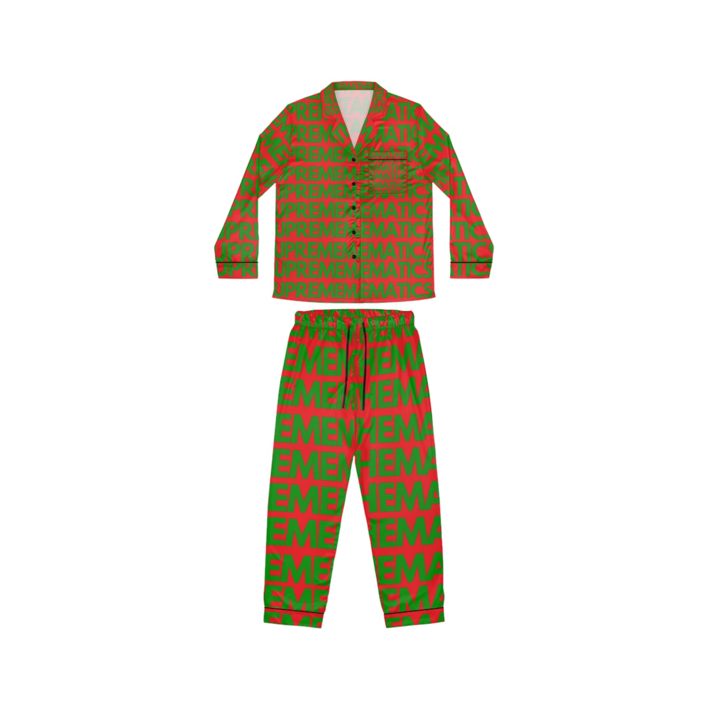 SUPREMEMATHEMATICS SATIN PAJAMAS