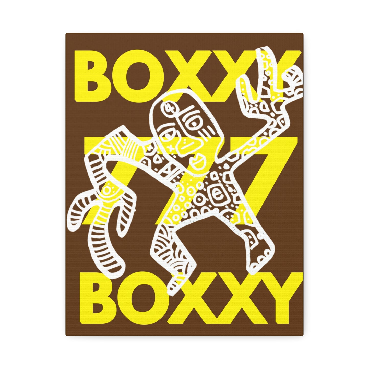 BOXXY 777 ART CANVAS BROWN