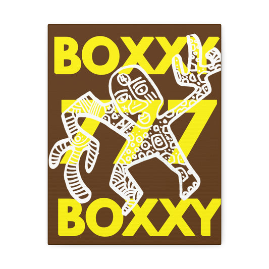 BOXXY 777 ART CANVAS BROWN