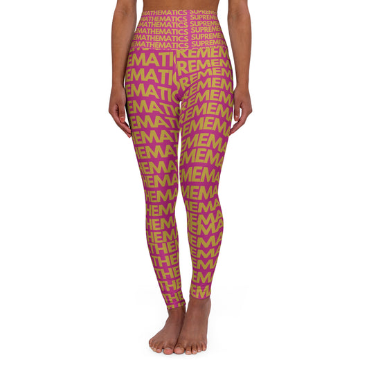SUPREMEMATHEMATICS HIGH WAIST YOGA LEGGINGS