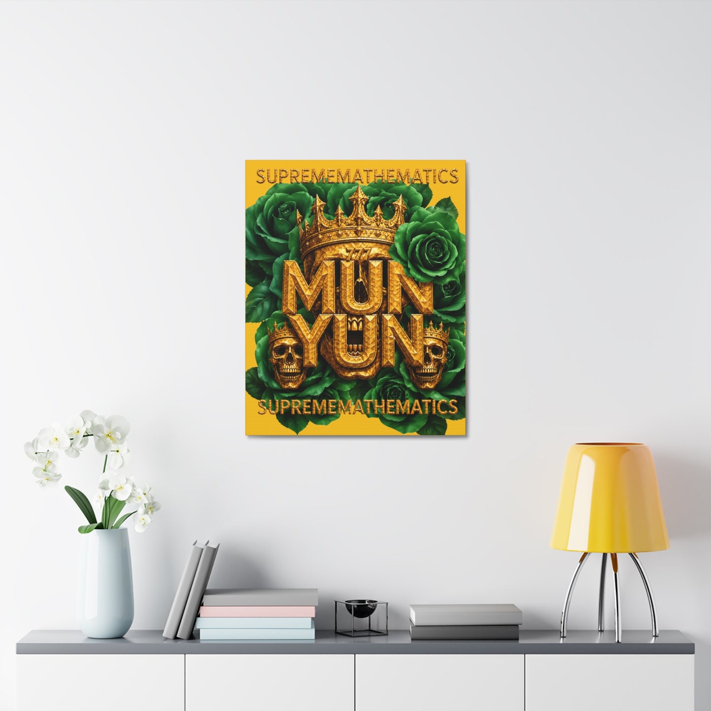 BOXXY MUNYUN ART CANVAS YELLOW