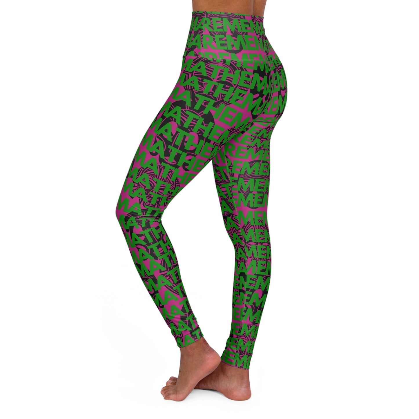SUPREMEMATHEMATICS HIGH WAIST YOGA LEGGINGS