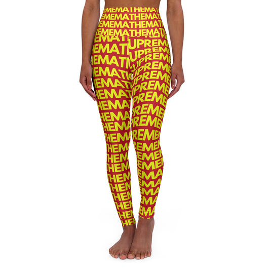 SUPREMEMATHEMATICS HIGH WAIST YOGA LEGGINGS