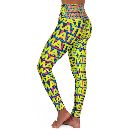 SUPREMEMATHEMATICS HIGH WAIST YOGA LEGGINGS