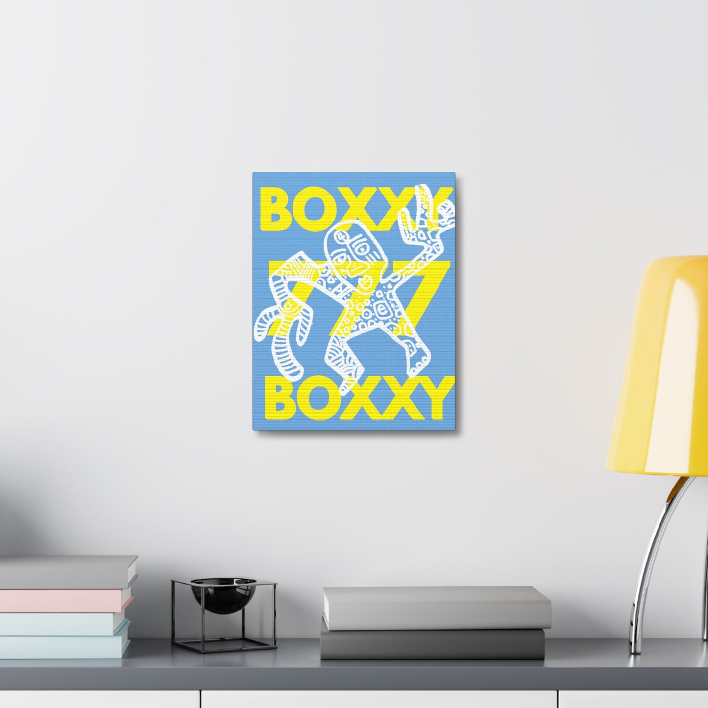 BOXXY 777 ART CANVAS LITE BLUE