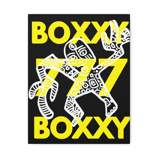 BOXXY 777 ART CANVAS BLACK