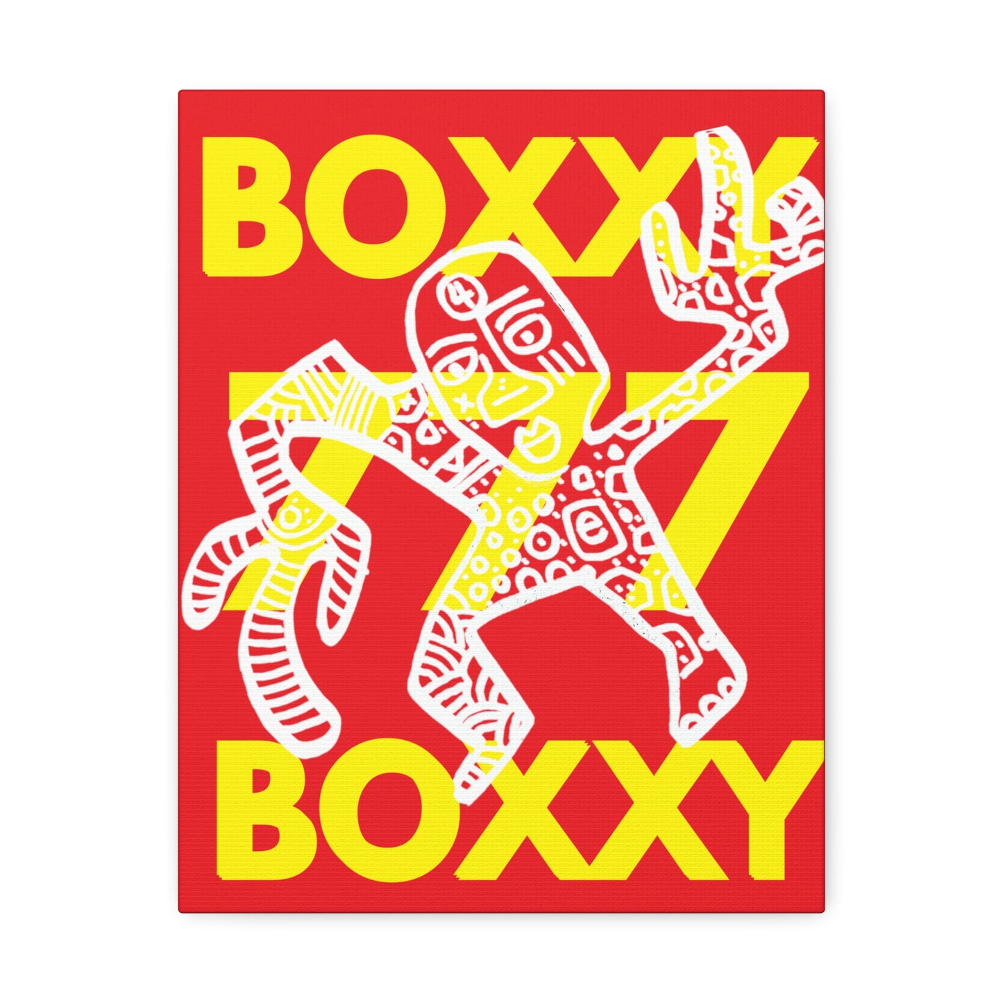 BOXXY 777 ART CANVAS RED