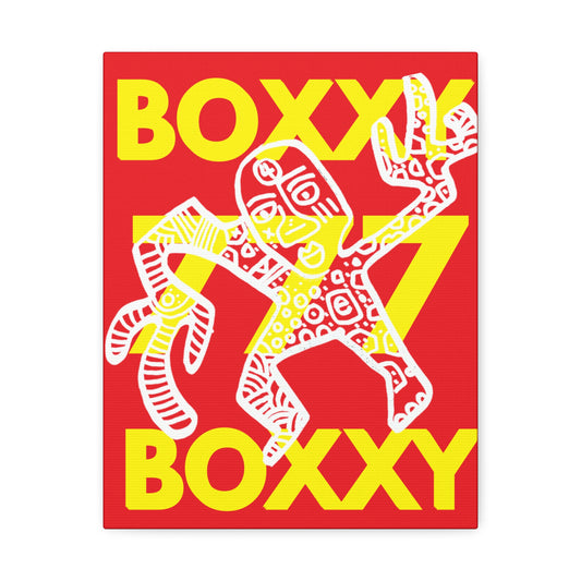 BOXXY 777 ART CANVAS RED