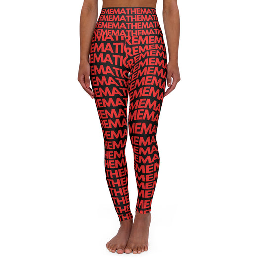 SUPREMEMATHEMATICS HIGH WAIST YOGA LEGGINGS