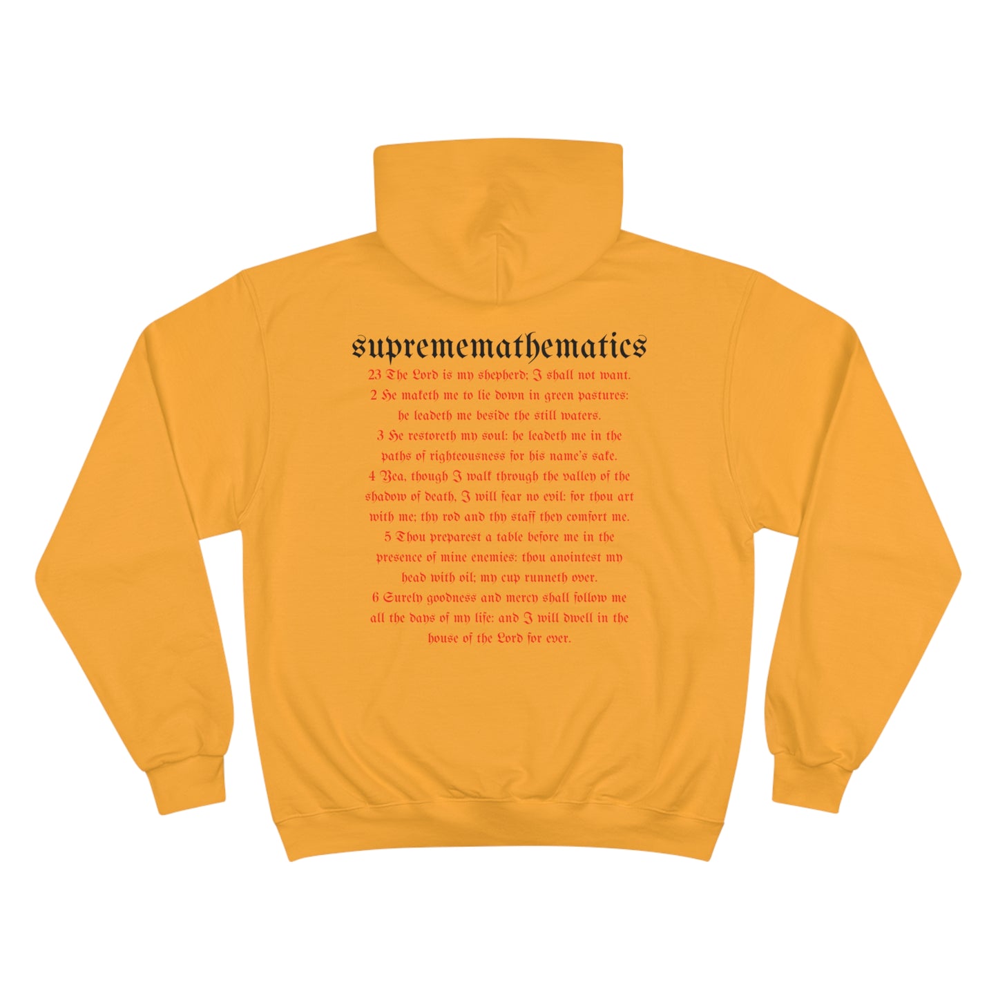 SUPREMEMATHEMATICS PSALM23 HOODIE