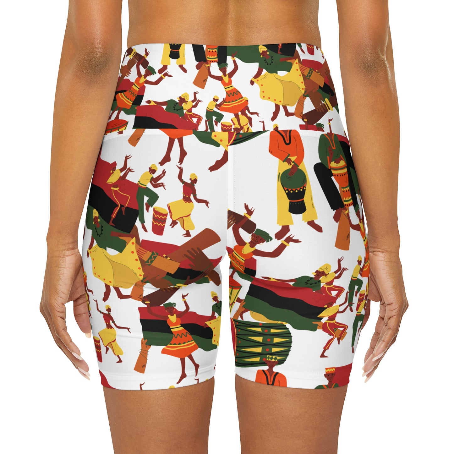 SUPREMEMATHEMATICS HIGH WAIST YOGA SHORTS