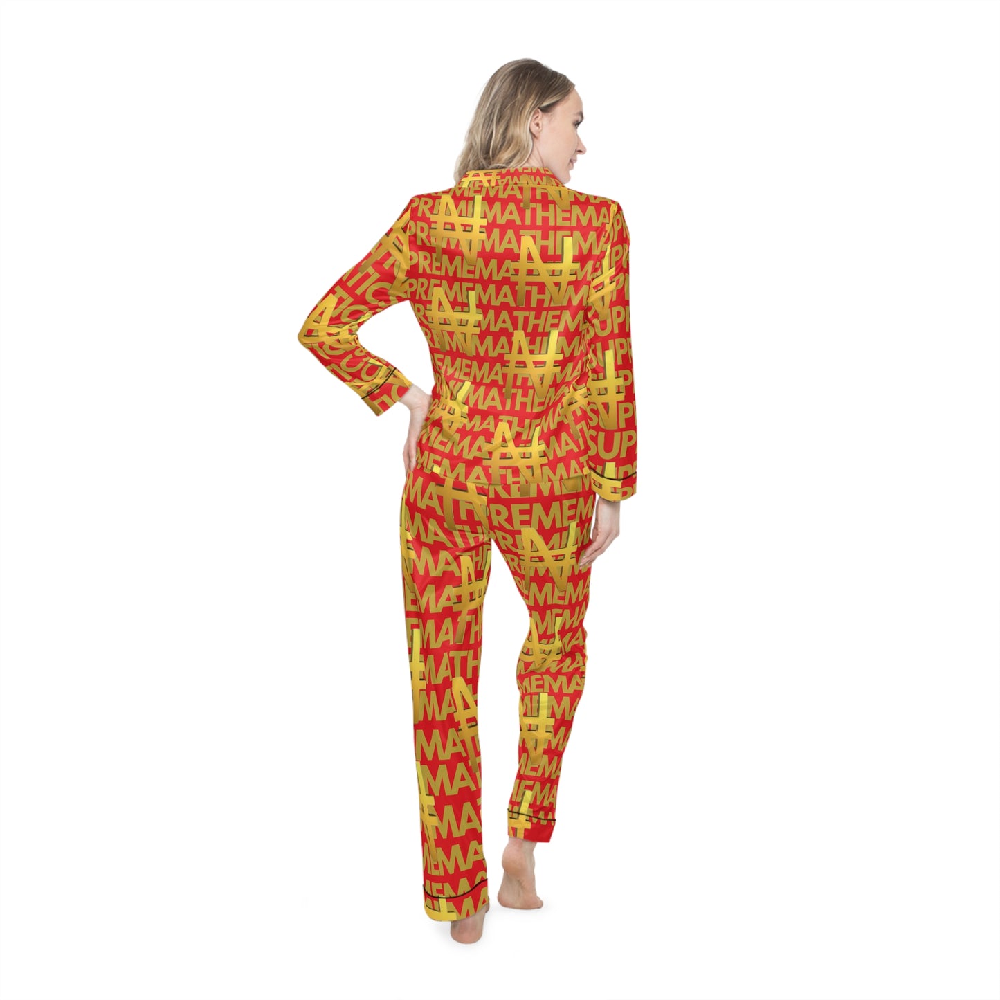 SUPREMEMATHEMATICS NAIRA SATIN PAJAMAS