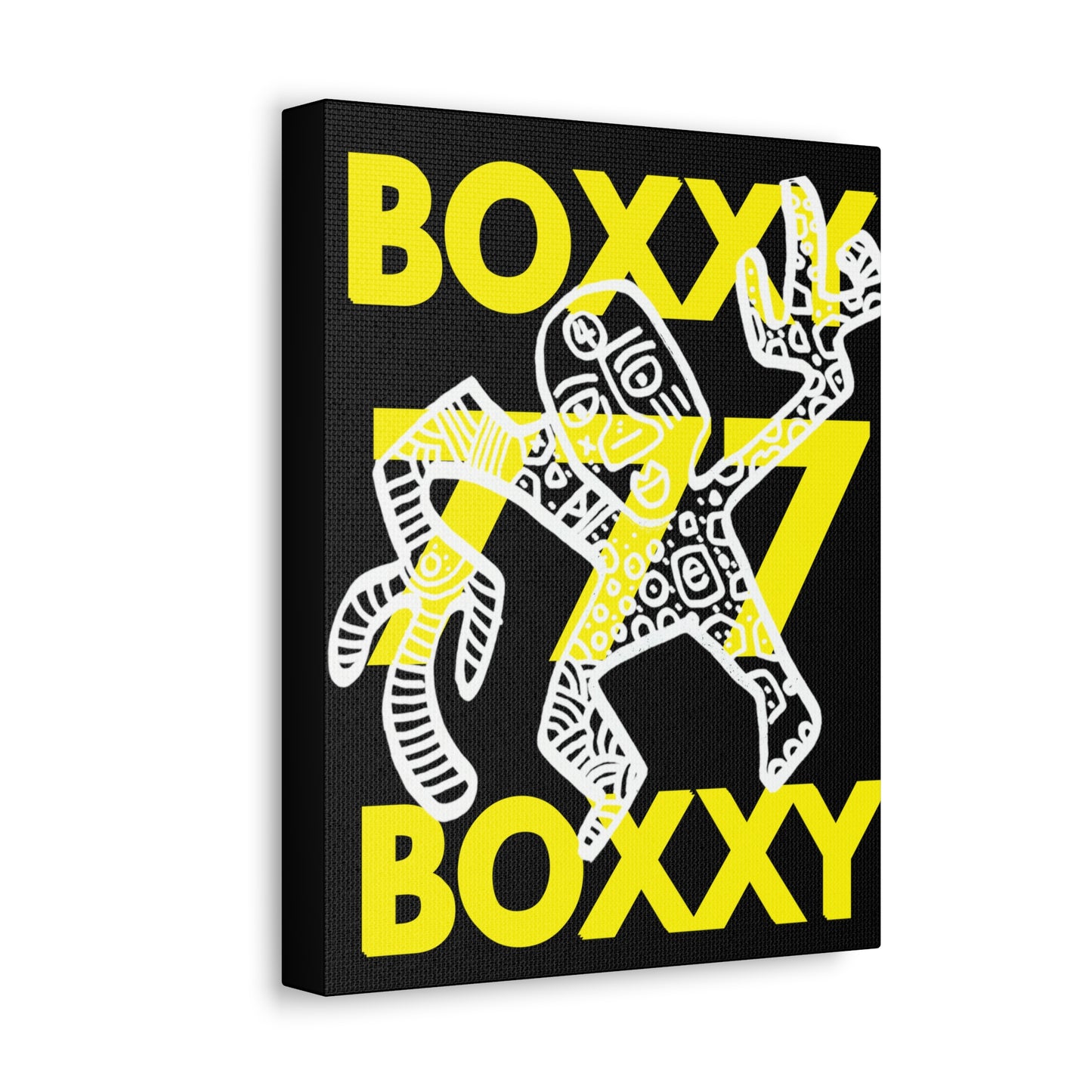 BOXXY 777 ART CANVAS BLACK