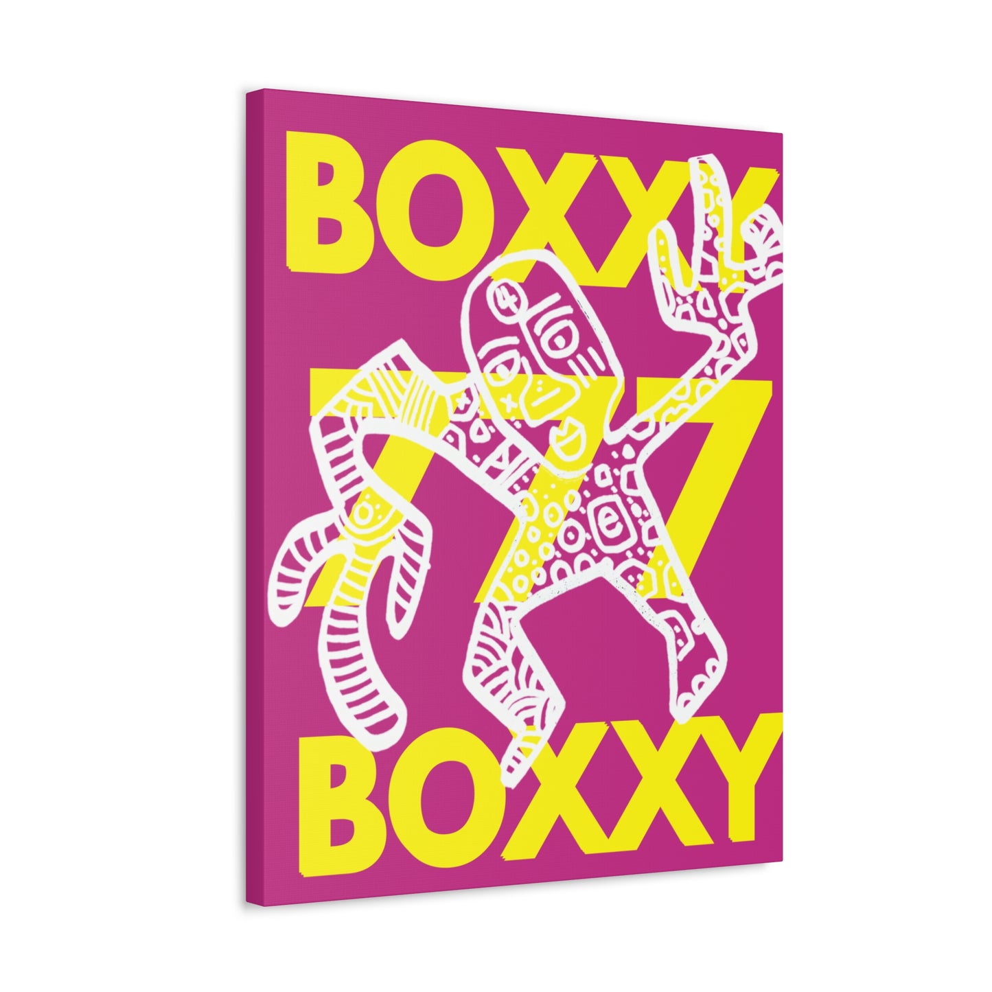BOXXY 777 ART CANVAS FUCHSIA