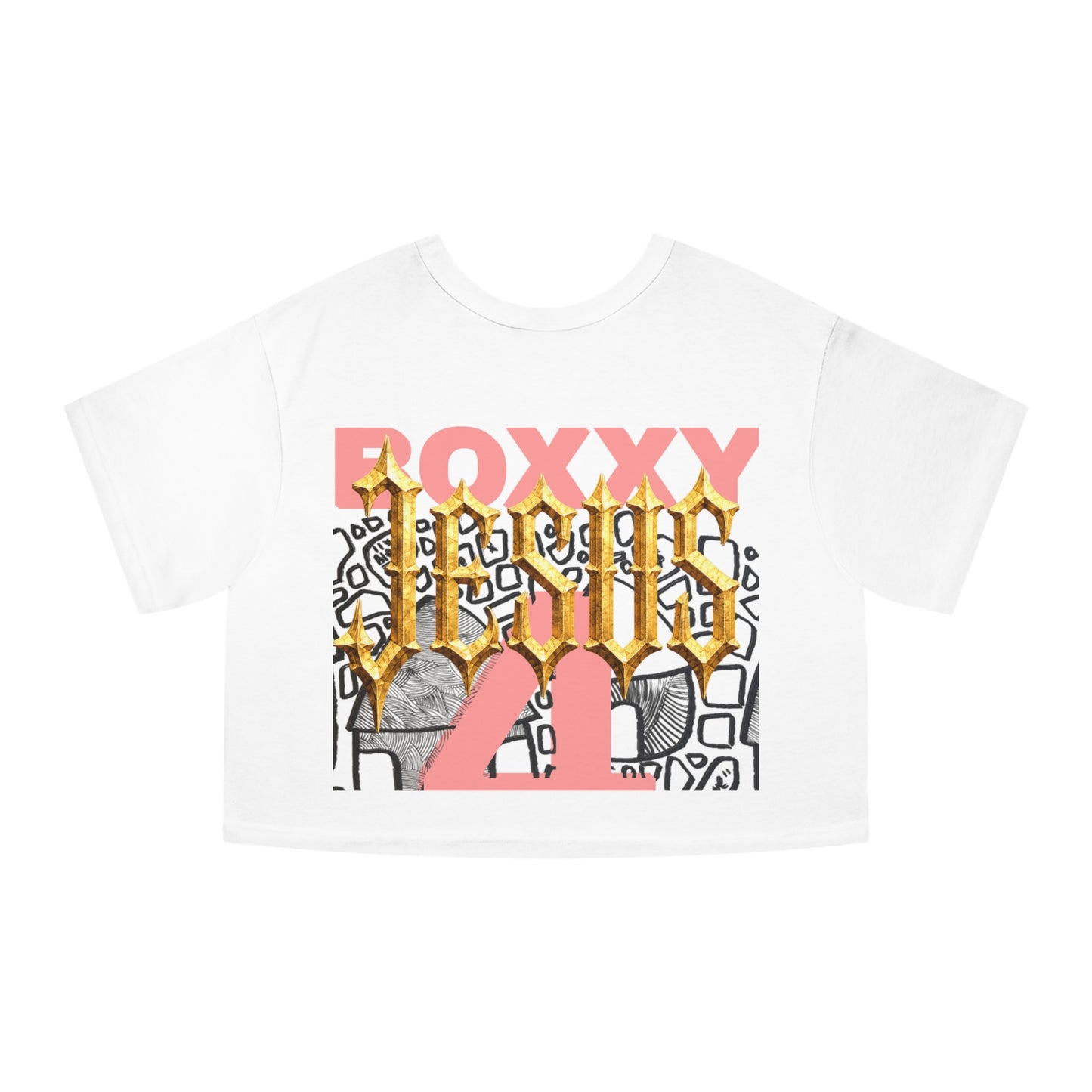 BOXXY JESUS CROP TEE