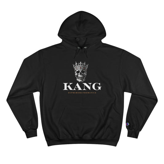SUPREMEMATHEMATICS KANG SKULL CHAMPION HOODIE