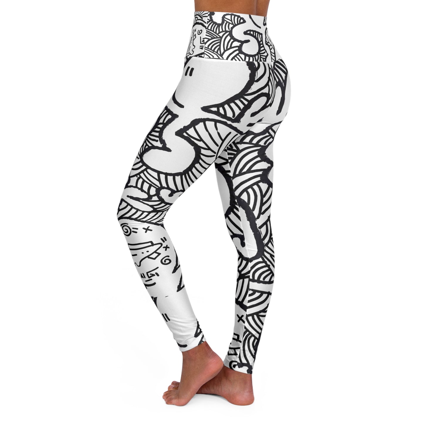 SUPREMEMATHEMATICS High Waisted Yoga Leggings