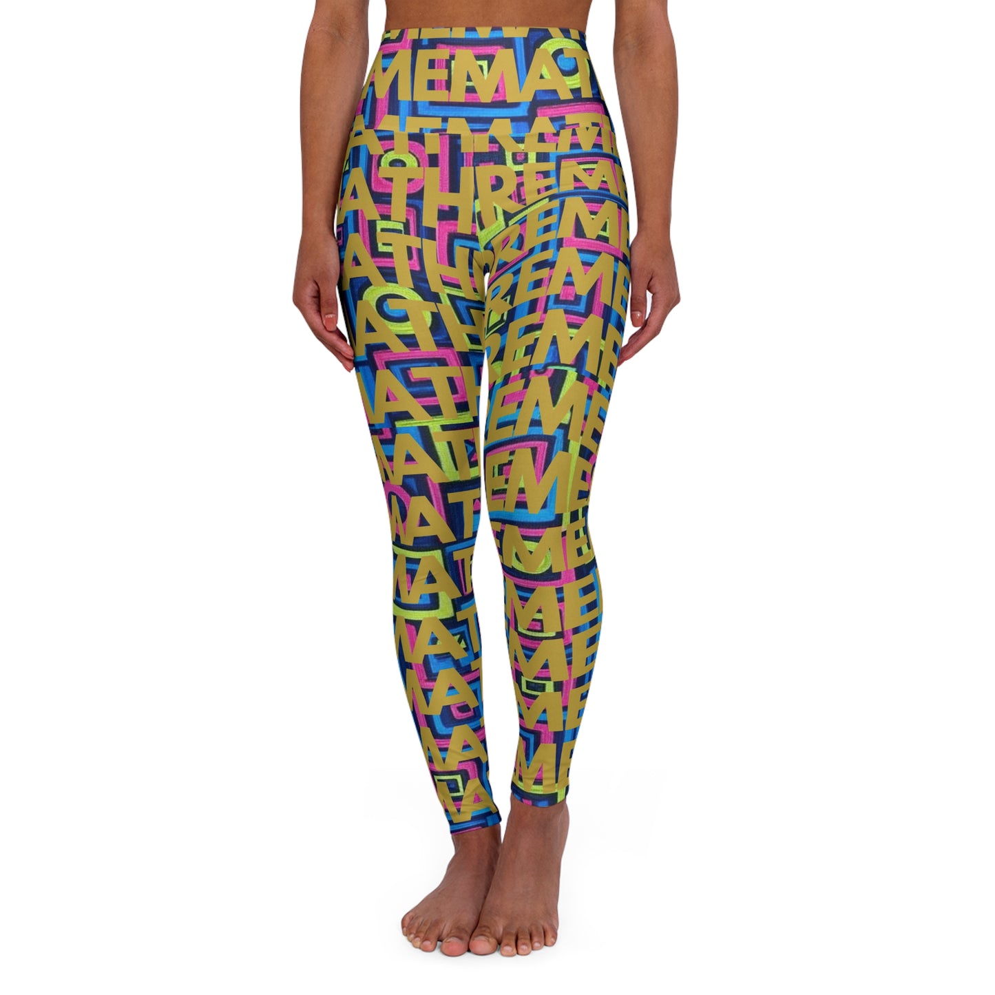 SUPREMEMATHEMATICS HIGH WAIST YOGA LEGGINGS