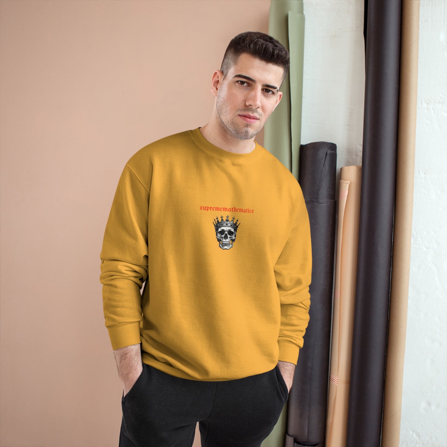 SUPREMEMATHEMATICS SUNFLOWER KINGS SWEATSHIRT