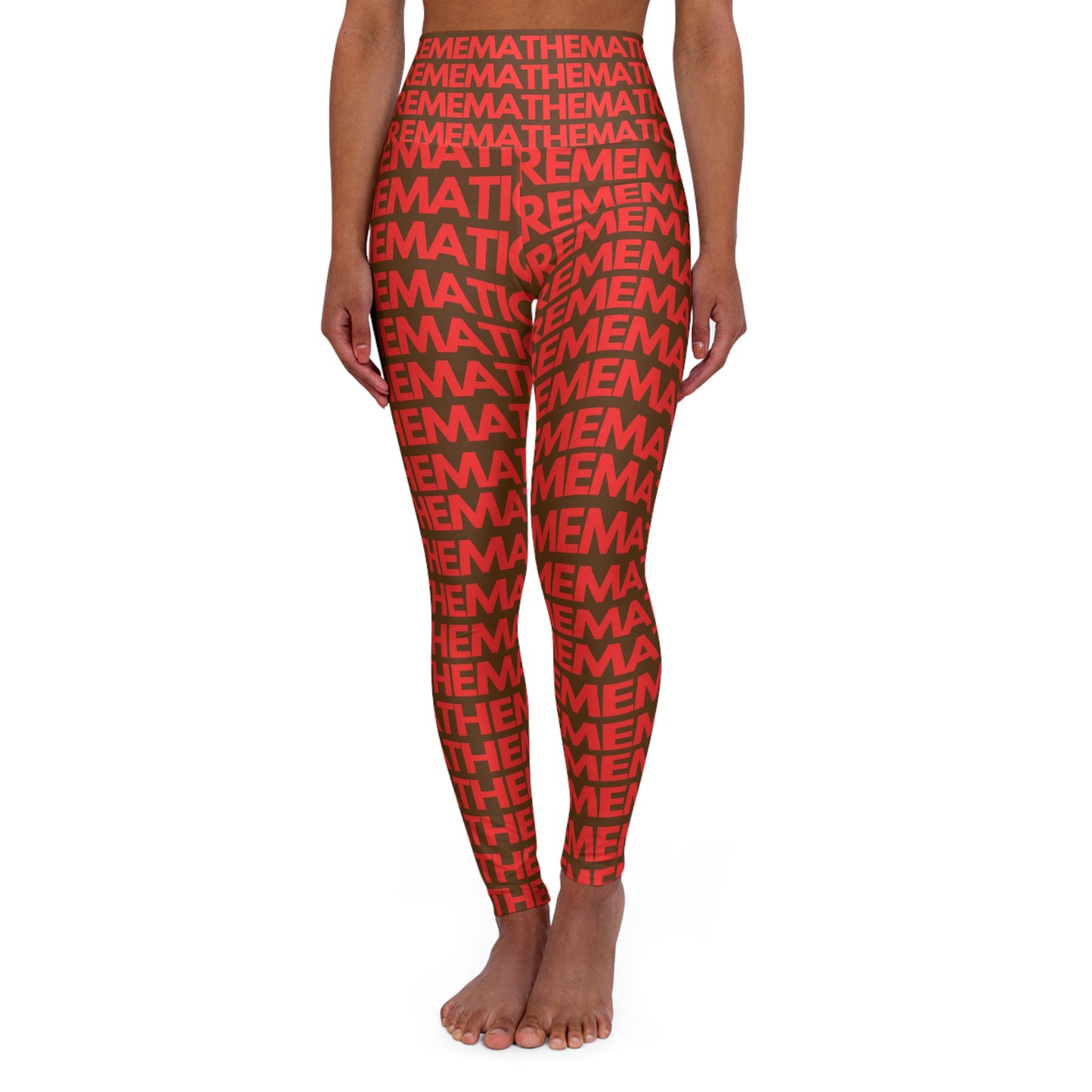 SUPREMEMATHEMATICS HIGH WAIST YOGA LEGGINGS