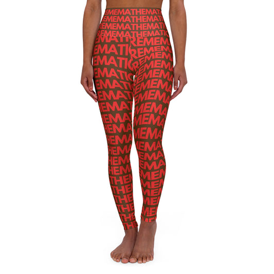 SUPREMEMATHEMATICS HIGH WAIST YOGA LEGGINGS