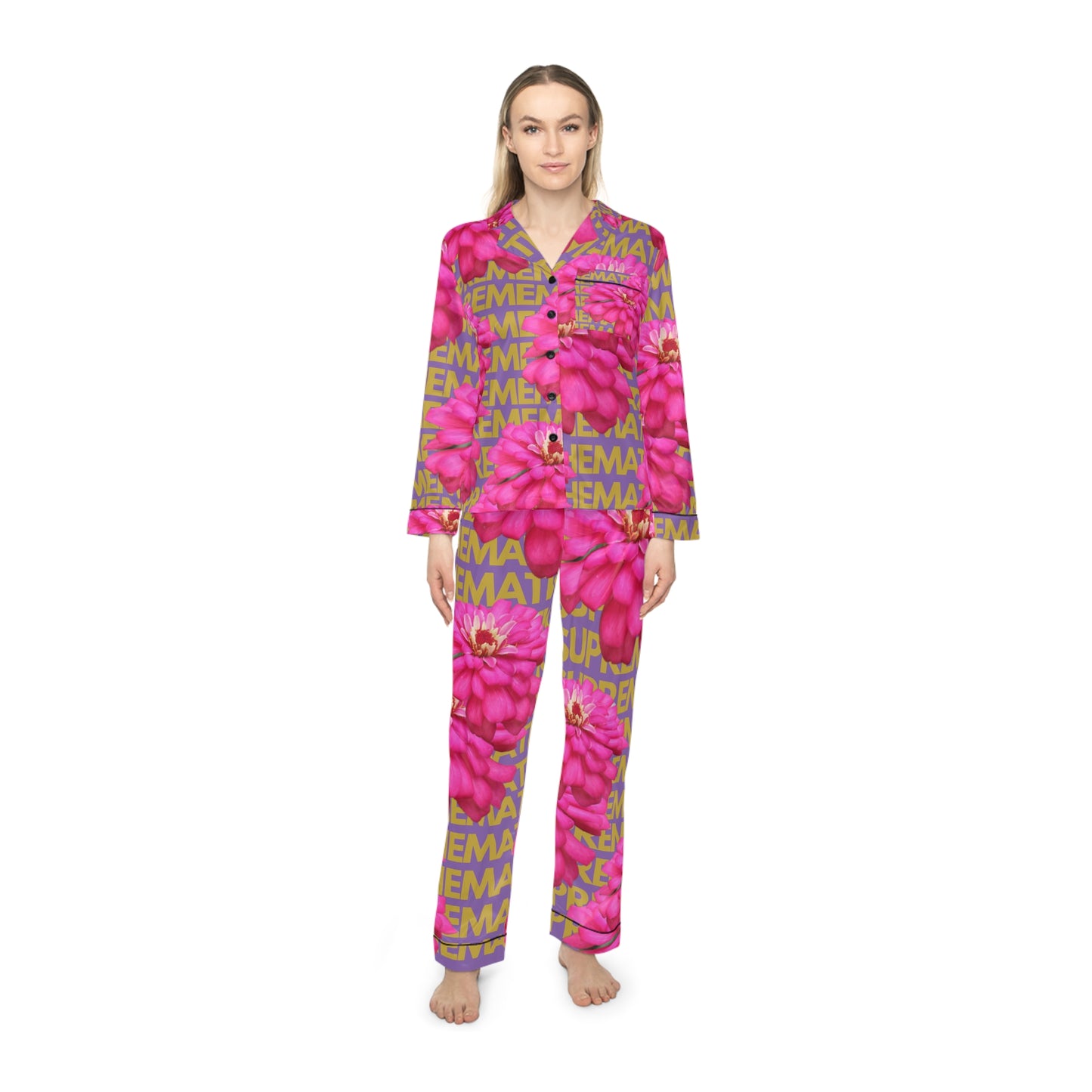 SUPREMEMATHEMATICS SATIN PAJAMAS