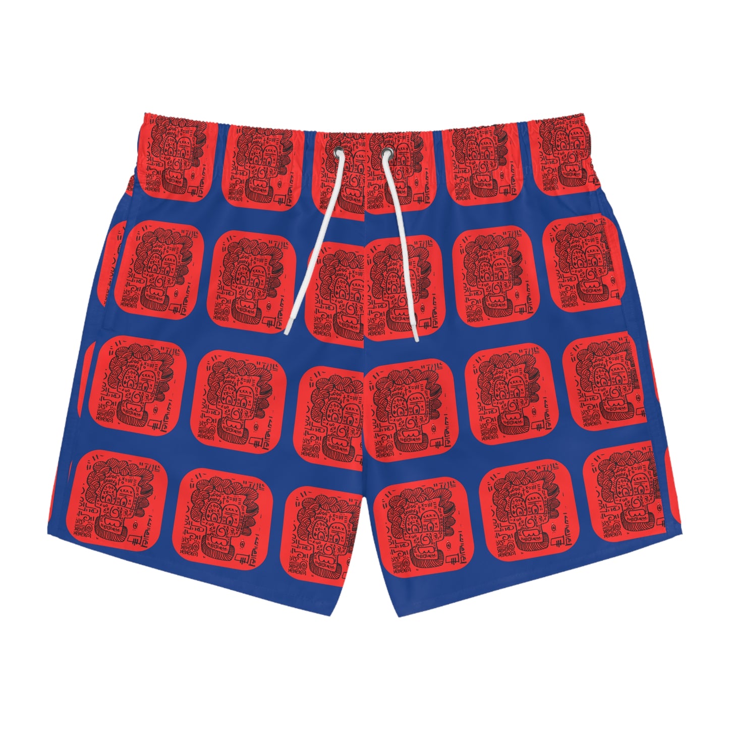 SUPREMEMATHEMATICS FACE OF GOD SWIM TRUNKS