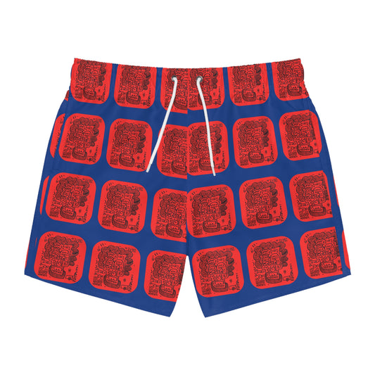 SUPREMEMATHEMATICS FACE OF GOD SWIM TRUNKS