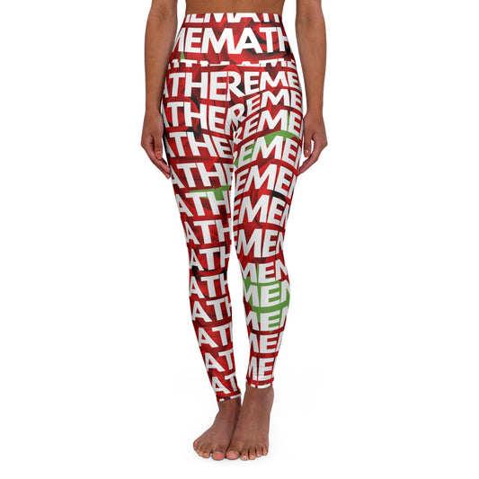 SUPREMEMATHEMATICS HIGH WAIST YOGA LEGGINGS