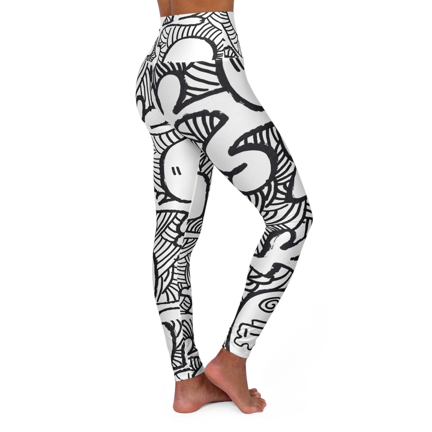 SUPREMEMATHEMATICS High Waisted Yoga Leggings