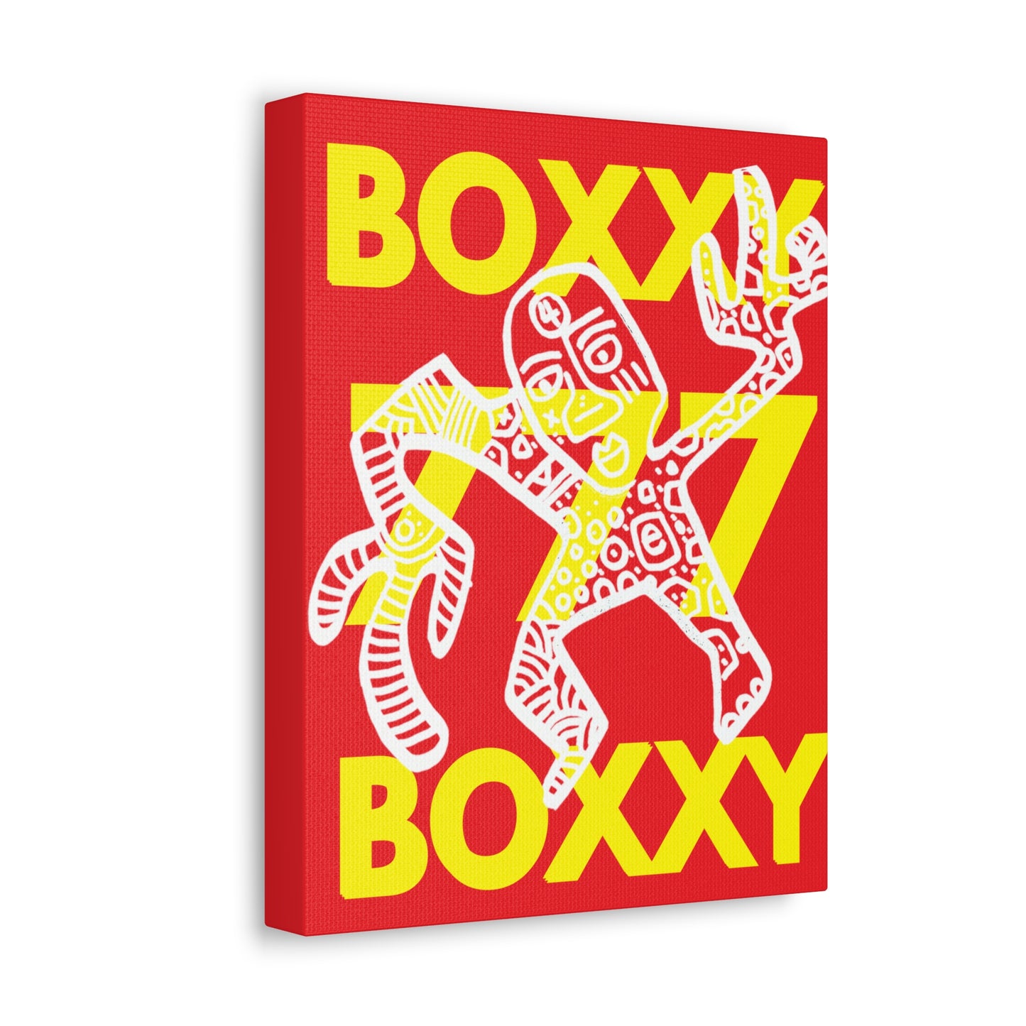 BOXXY 777 ART CANVAS RED