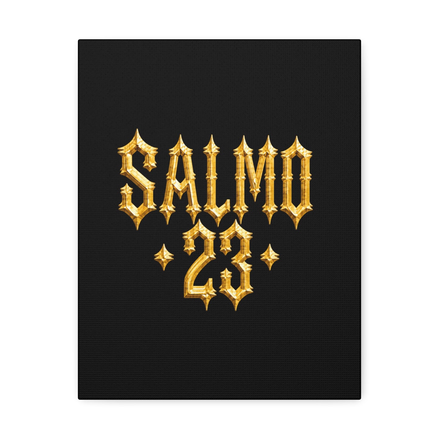 BOXXY PSALM 23 ART CANVAS BLACK