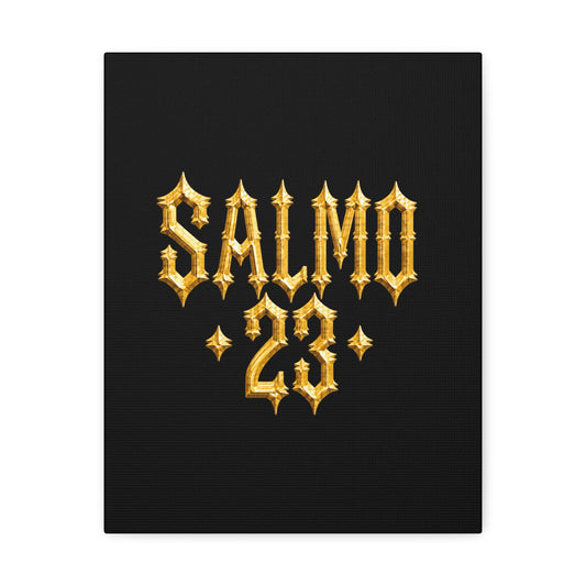 BOXXY PSALM 23 ART CANVAS BLACK