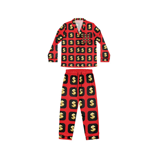 SUPREMEMATHEMATICS DOLLAR SATIN PAJAMAS