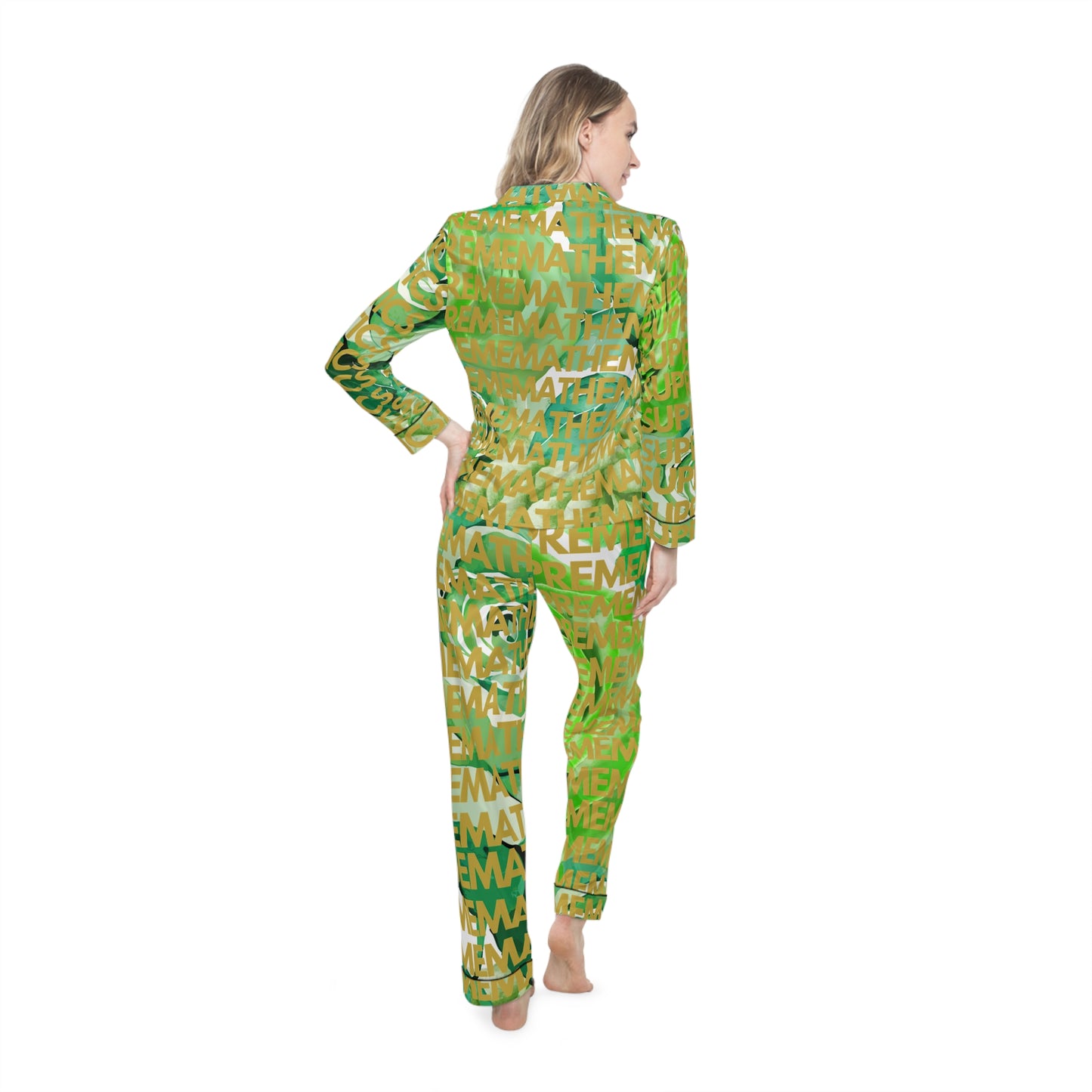 SUPREMEMATHEMATICS SATIN PAJAMAS