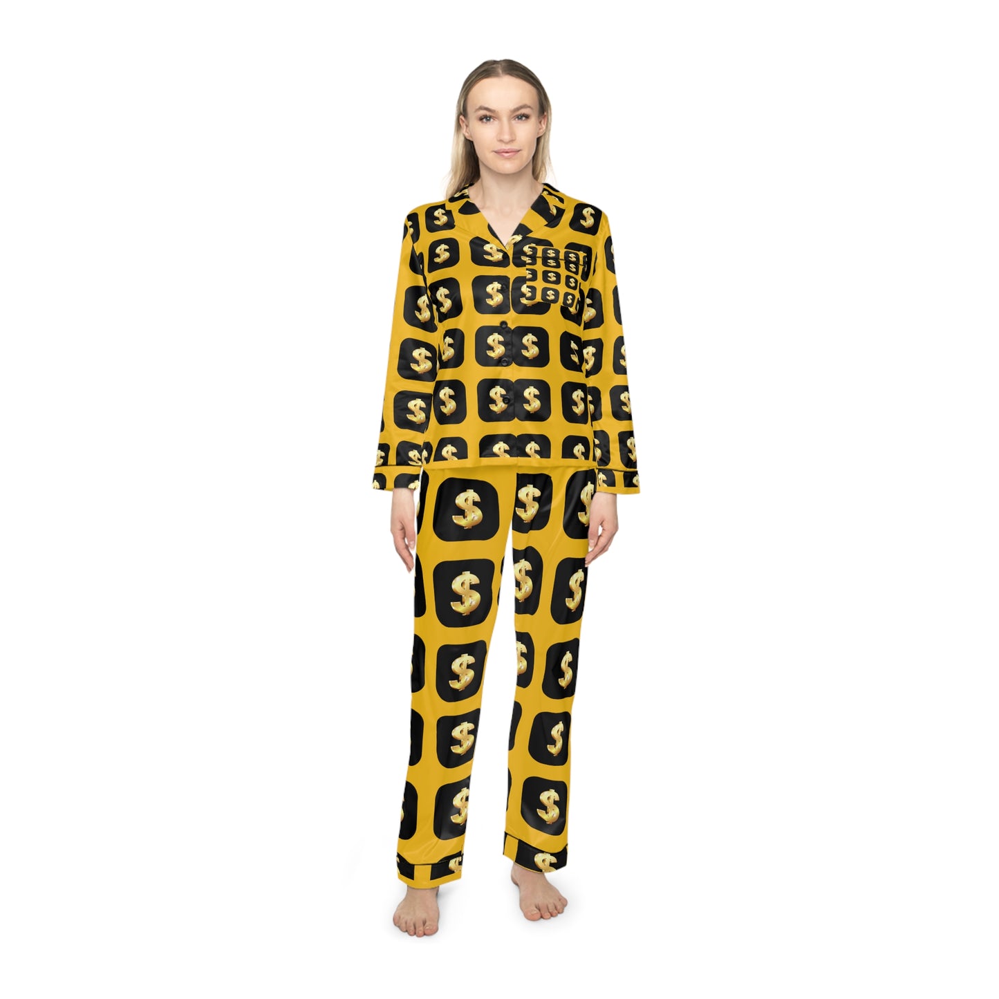 SUPREMEMATHEMATICS DOLLAR SATIN PAJAMAS
