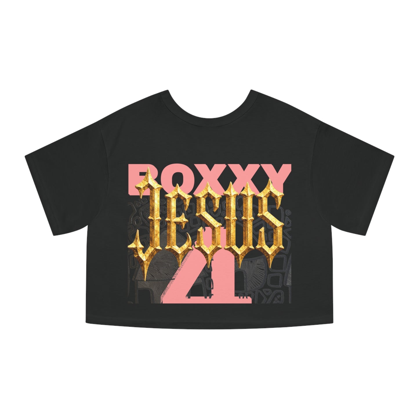BOXXY JESUS CROP TEE
