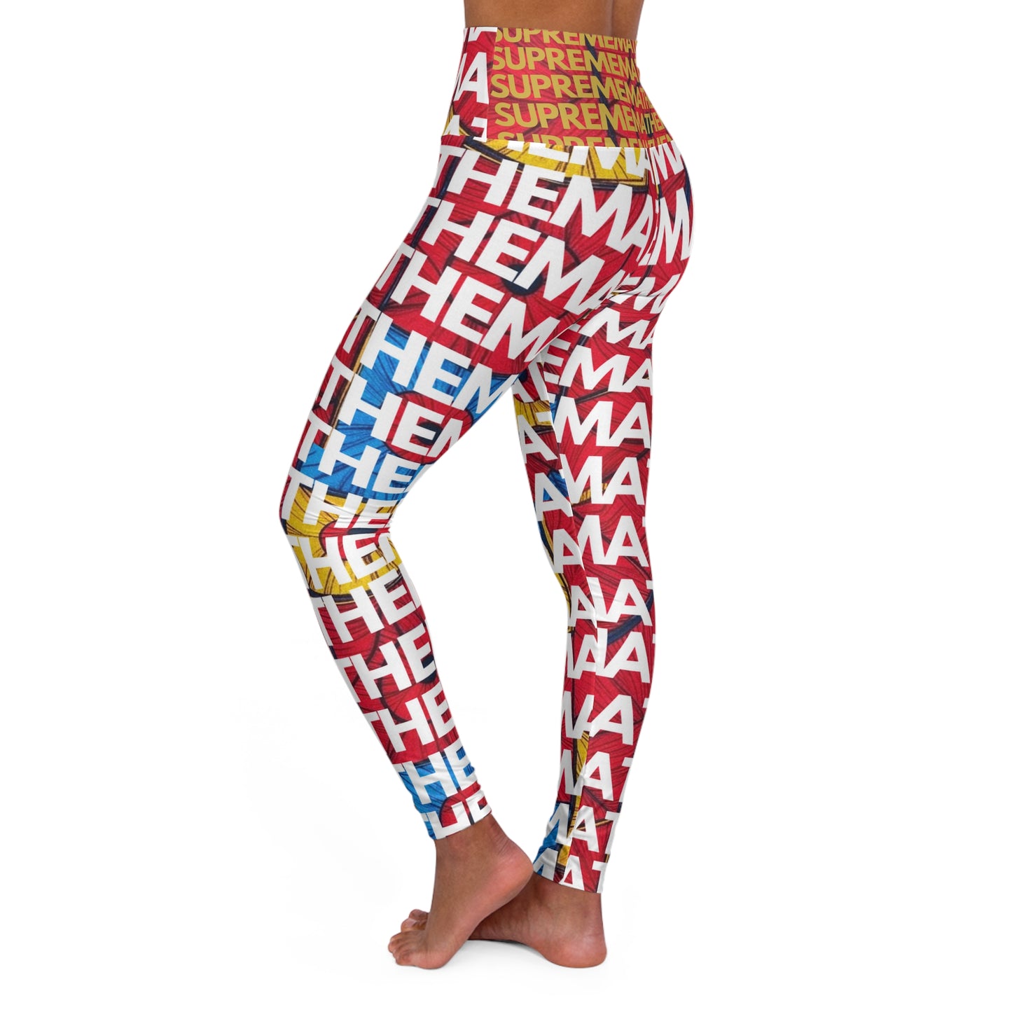 SUPREMEMATHEMATICS HIGH WAIST YOGA LEGGINGS