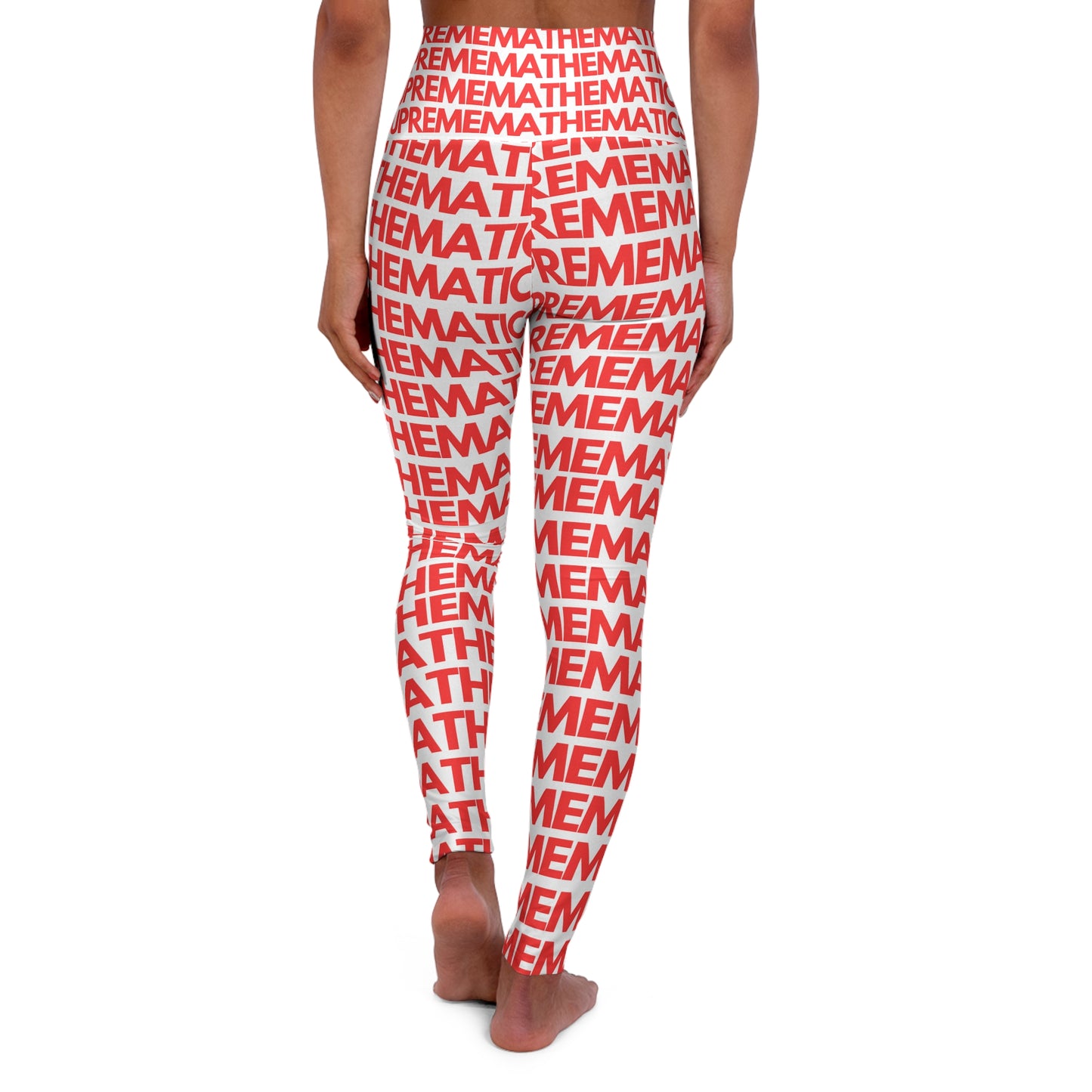 SUPREMEMATHEMATICS HIGH WAIST YOGA LEGGINGS