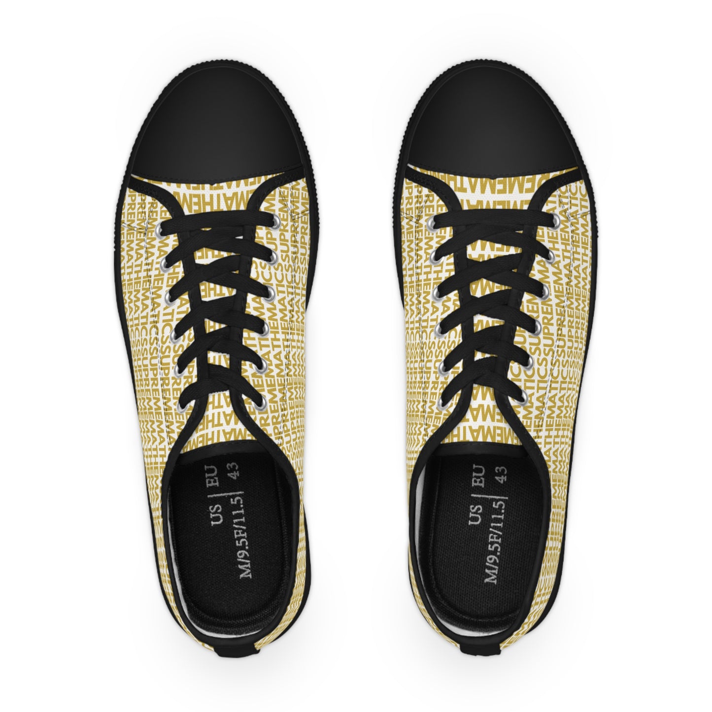 SUPREMEMATHEMATICS LOW TOP SNEAKERS