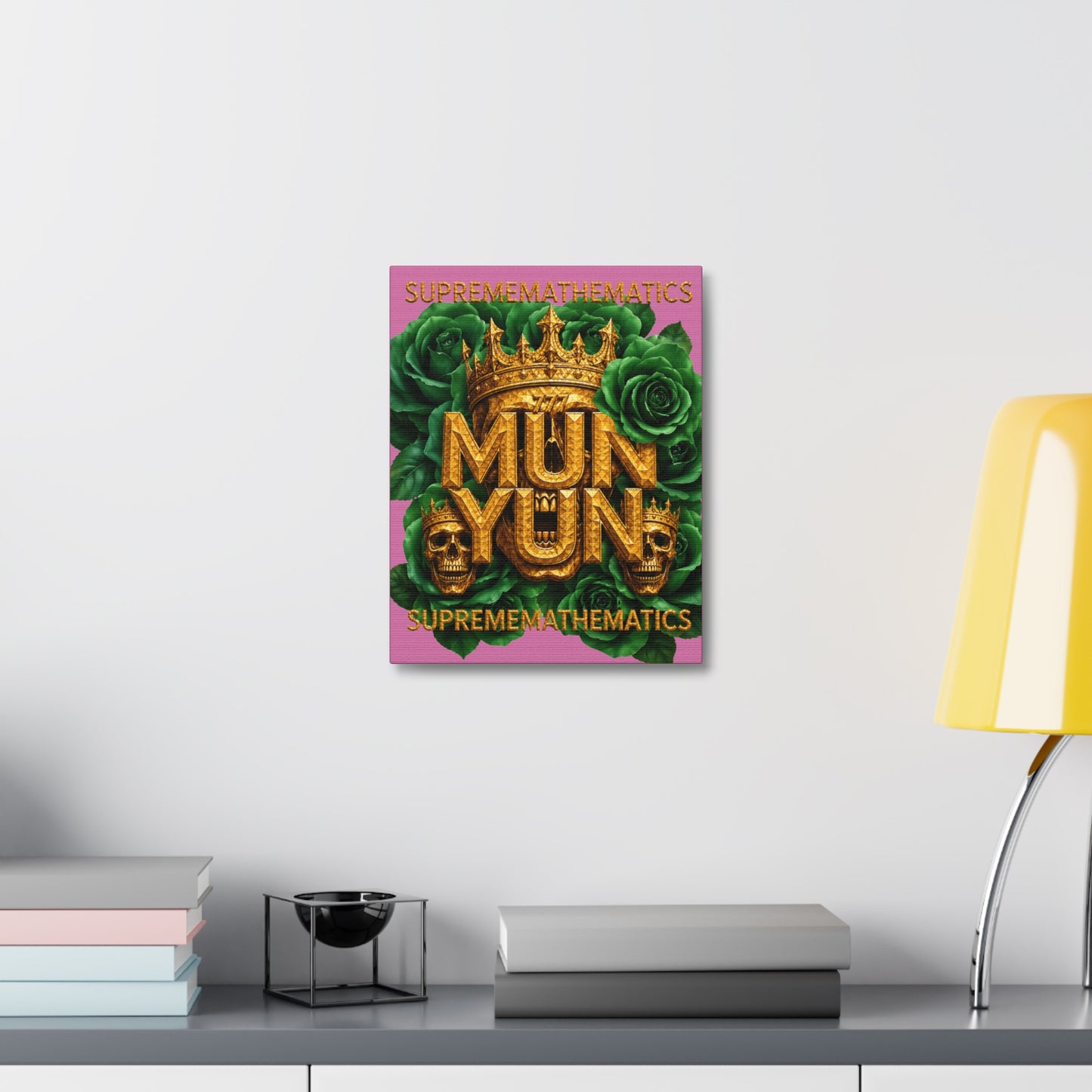 BOXXY MUNYUN ART CANVAS PINK